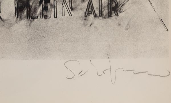 MARIO SCHIFANO : En Plein Air  - Asta Grafiche e Multipli del XX secolo - Associazione Nazionale - Case d'Asta italiane