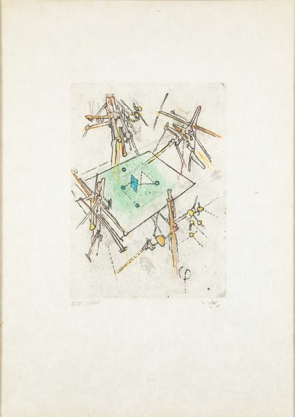 Roberto Sebastian Antonio Matta : Senza titolo  - Asta Grafiche e Multipli del XX secolo - Associazione Nazionale - Case d'Asta italiane