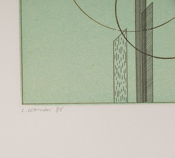 LUIGI VERONESI : Senza titolo  - Asta Grafiche e Multipli del XX secolo - Associazione Nazionale - Case d'Asta italiane