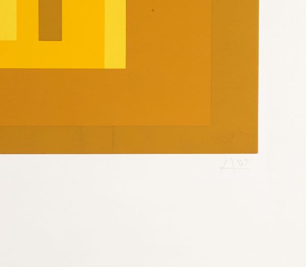 Josef Albers : Ten variants - variant X  - Asta Grafiche e Multipli del XX secolo - Associazione Nazionale - Case d'Asta italiane
