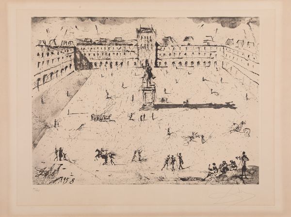 Salvador Dalì : Plaza Mayor  - Asta Grafiche e Multipli del XX secolo - Associazione Nazionale - Case d'Asta italiane