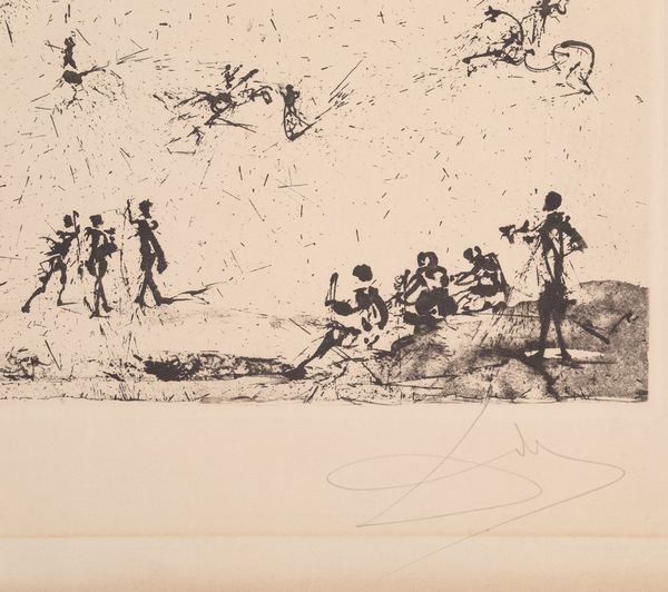 Salvador Dalì : Plaza Mayor  - Asta Grafiche e Multipli del XX secolo - Associazione Nazionale - Case d'Asta italiane