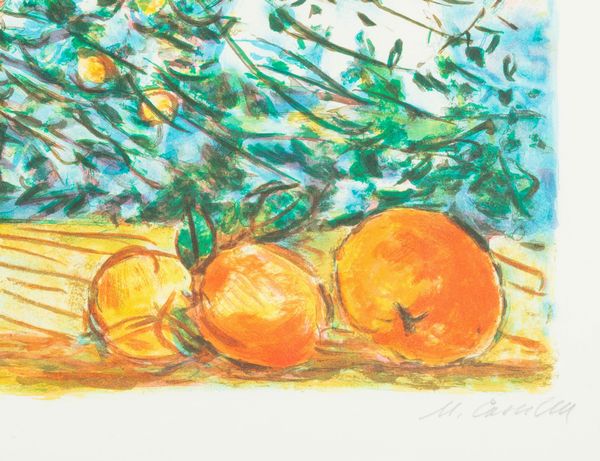 MICHELE CASCELLA : Natura morta con vaso di fiori  - Asta Grafiche e Multipli del XX secolo - Associazione Nazionale - Case d'Asta italiane