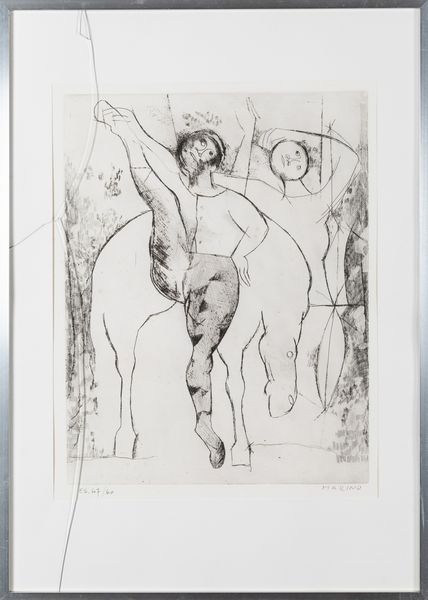 Marino Marini : Motivit� della scena  - Asta Grafiche e Multipli del XX secolo - Associazione Nazionale - Case d'Asta italiane