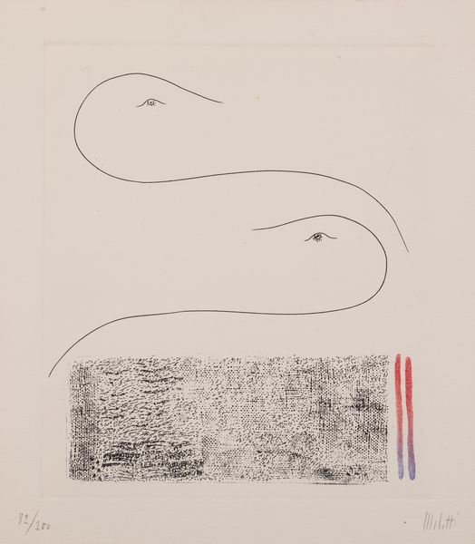 FAUSTO MELOTTI : Senza titolo  - Asta Grafiche e Multipli del XX secolo - Associazione Nazionale - Case d'Asta italiane