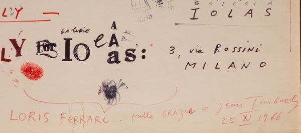 Jean Tinguely : Senza titolo  - Asta Grafiche e Multipli del XX secolo - Associazione Nazionale - Case d'Asta italiane