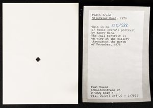 Paolo Icaro - Molecular card