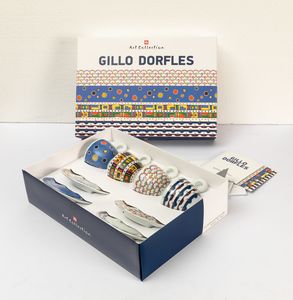 Set composto da 4 tazze da cappuccino  - Asta Grafiche e Multipli del XX secolo - Associazione Nazionale - Case d'Asta italiane