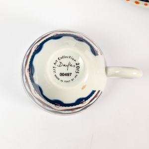 Set composto da 4 tazze da cappuccino  - Asta Grafiche e Multipli del XX secolo - Associazione Nazionale - Case d'Asta italiane