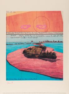 Christo - Surrounded Island - Project for Biscayne Bay, Miami