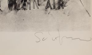 MARIO SCHIFANO : En Plein Air  - Asta Grafiche e Multipli del XX secolo - Associazione Nazionale - Case d'Asta italiane