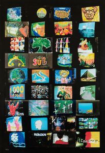 MARIO SCHIFANO - Schermi televisivi