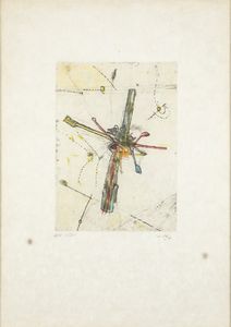 Roberto Sebastian Antonio Matta : Senza titolo  - Asta Grafiche e Multipli del XX secolo - Associazione Nazionale - Case d'Asta italiane