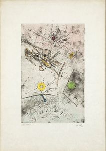 Roberto Sebastian Antonio Matta : Senza titolo  - Asta Grafiche e Multipli del XX secolo - Associazione Nazionale - Case d'Asta italiane