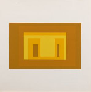 Josef Albers - Ten variants - variant X