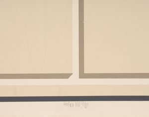 LUCIO DEL PEZZO : Senza titolo  - Asta Grafiche e Multipli del XX secolo - Associazione Nazionale - Case d'Asta italiane