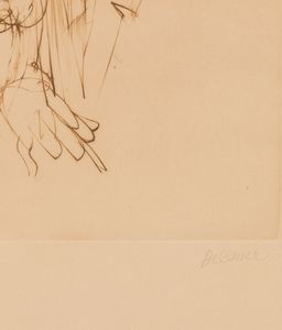 Hans Bellmer : Senza titolo  - Asta Grafiche e Multipli del XX secolo - Associazione Nazionale - Case d'Asta italiane