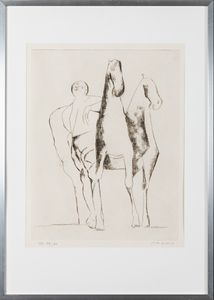 Marino Marini : Acrobazie  - Asta Grafiche e Multipli del XX secolo - Associazione Nazionale - Case d'Asta italiane