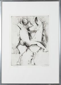 Marino Marini : Tamburlano  - Asta Grafiche e Multipli del XX secolo - Associazione Nazionale - Case d'Asta italiane