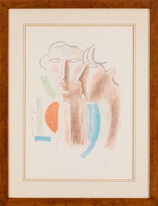 MARIO TOZZI : Senza titolo (Volti di donne)  - Asta Grafiche e Multipli del XX secolo - Associazione Nazionale - Case d'Asta italiane