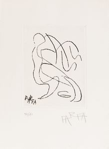 Consagra Pietro (1920-2005)<BR>Farfa (1879-1964)  - Asta Grafiche e Multipli del XX secolo - Associazione Nazionale - Case d'Asta italiane