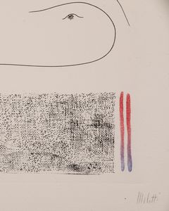 FAUSTO MELOTTI : Senza titolo  - Asta Grafiche e Multipli del XX secolo - Associazione Nazionale - Case d'Asta italiane