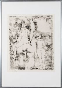 Marino Marini : Motivit� di teatro  - Asta Grafiche e Multipli del XX secolo - Associazione Nazionale - Case d'Asta italiane