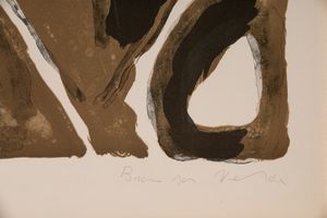 Abraham Gerardus Van Velde : Senza titolo  - Asta Grafiche e Multipli del XX secolo - Associazione Nazionale - Case d'Asta italiane