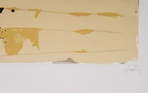 Antoni Tapies : Senza titolo  - Asta Grafiche e Multipli del XX secolo - Associazione Nazionale - Case d'Asta italiane