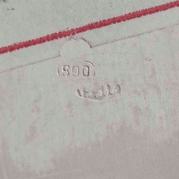 Serie di nove ciotole segnaposto. Argenteria Italiana del XX. Argentiere Bartolini Bartolozzi & C. Firenze  - Asta Argenti - Associazione Nazionale - Case d'Asta italiane