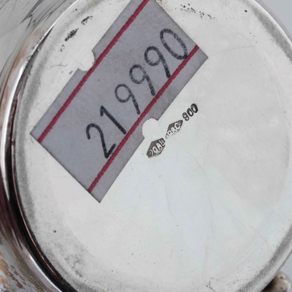 Servizio da t e caff in argento. Argenteria italiana del XX secolo. Argentiere Ricci & C., Alessandria  - Asta Argenti - Associazione Nazionale - Case d'Asta italiane