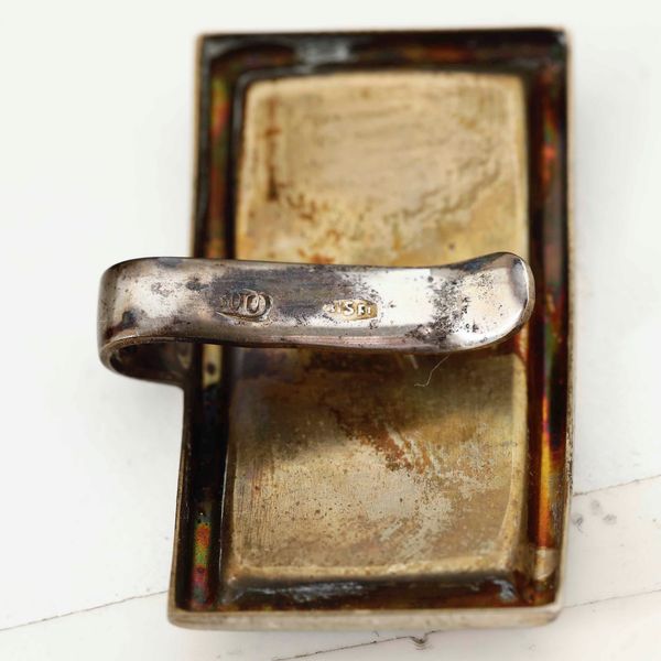 Insieme di segnaposti in argento. Argenteria italiana del XX secolo. Argentiere Fabbrica Argenteria Fiorentina di Bartolini Bartolozzi & C. S.A.S.  - Asta Argenti - Associazione Nazionale - Case d'Asta italiane