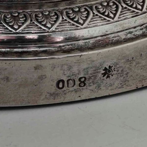 Caffettiera e zuccheriera in argento. Argenteria italiana del XX secolo  - Asta Argenti - Associazione Nazionale - Case d'Asta italiane