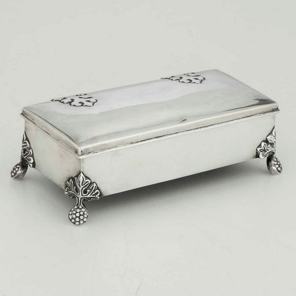 Calamaio. Argento fuso, sagomato e inciso. Marchio della citt di Londra per lanno 1906 e dellargentiere (non identificato)  - Asta Argenti - Associazione Nazionale - Case d'Asta italiane