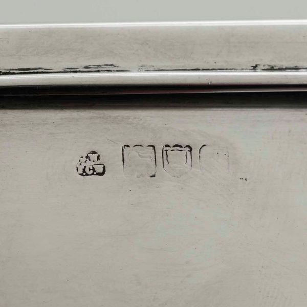 Calamaio. Argento fuso, sagomato e inciso. Marchio della citt di Londra per lanno 1906 e dellargentiere (non identificato)  - Asta Argenti - Associazione Nazionale - Case d'Asta italiane