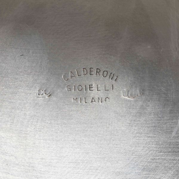 Set di tre pezzi in argento. Argenteria italiana del XX secolo per Calderoni, Milano  - Asta Argenti - Associazione Nazionale - Case d'Asta italiane