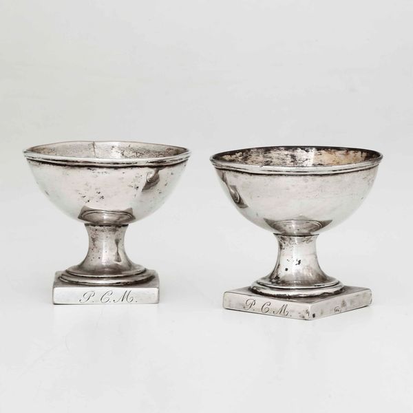 Coppia di saliere in argento. Argenteria italiana del XX secolo  - Asta Argenti - Associazione Nazionale - Case d'Asta italiane