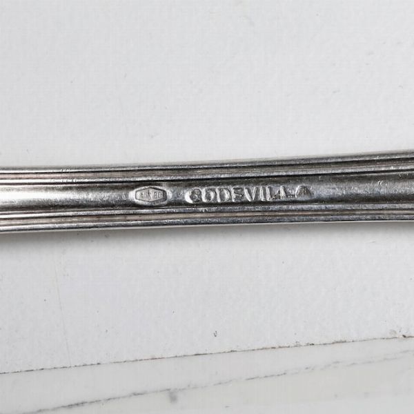 Servizio di posate da dolce in argento. Argenteria veneta del XX secolo, argentiere Zaramella, Padova  - Asta Argenti - Associazione Nazionale - Case d'Asta italiane