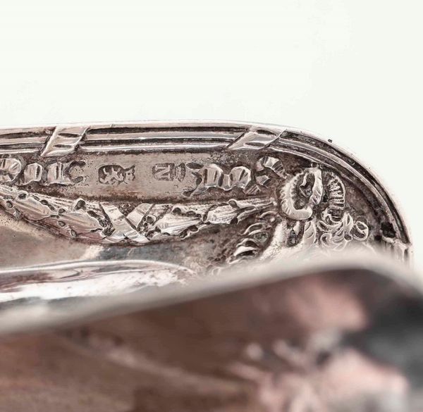 Lotto di due salsiere, Francia, di cui una in argento del XVIII secolo e una in metallo argentato  - Asta Argenti - Associazione Nazionale - Case d'Asta italiane