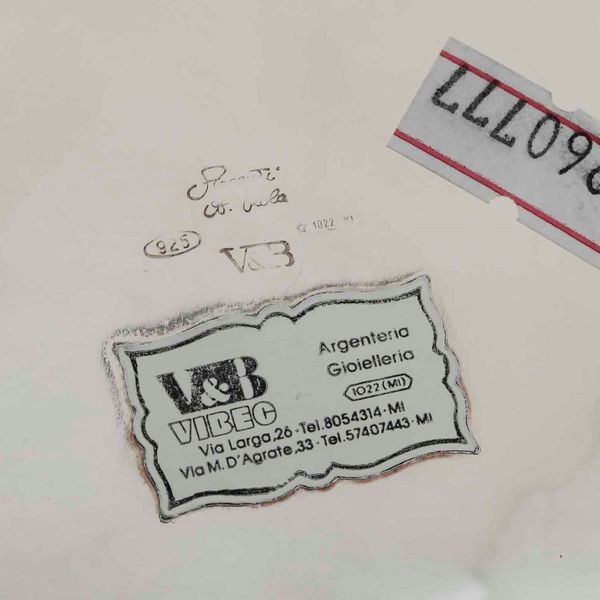 Ciotola in argento 925 fuso, sbalzato e cesellato. Argenteria milanese del XX-XXI secolo  - Asta Argenti - Associazione Nazionale - Case d'Asta italiane