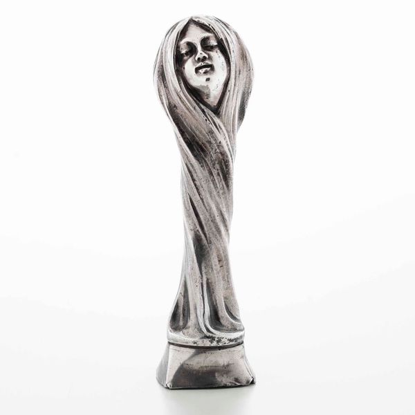 Sigillo in argento Argenteria liberty del XX secolo. Marchi ad imitazione dellargenteria tedesca.  - Asta Argenti - Associazione Nazionale - Case d'Asta italiane