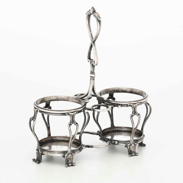 Oliera in argento. Stato Pontificio XVIII secolo  - Asta Argenti - Associazione Nazionale - Case d'Asta italiane