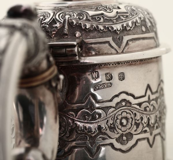 Servito da caff in argento Argentiere Geo. Edward & Son, Glasgow, 1893  - Asta Argenti - Associazione Nazionale - Case d'Asta italiane