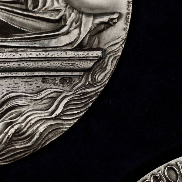 Astuccio contenente sette medaglie commemorative in argento.  - Asta Argenti - Associazione Nazionale - Case d'Asta italiane