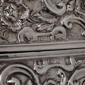 Portasigari in argento. Birmingham 1897  - Asta Argenti - Associazione Nazionale - Case d'Asta italiane