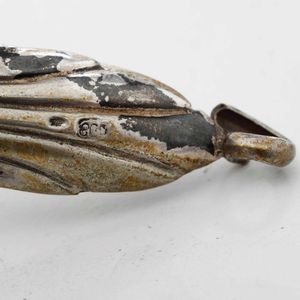 Piccola fiorentina, lucerna e sonaglio in argento Argenteria italiana del XX secolo.  - Asta Argenti - Associazione Nazionale - Case d'Asta italiane