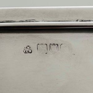 Calamaio. Argento fuso, sagomato e inciso. Marchio della citt di Londra per lanno 1906 e dellargentiere (non identificato)  - Asta Argenti - Associazione Nazionale - Case d'Asta italiane