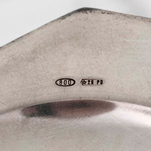 Lotto di oggetti in argento. XX secolo  - Asta Argenti - Associazione Nazionale - Case d'Asta italiane