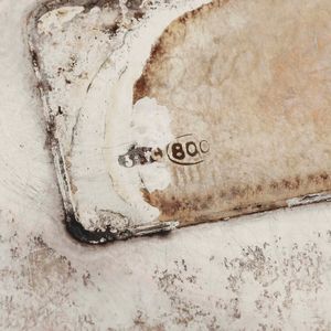 Lotto di tre vassoi diversi. Argenteria italiana del XX secolo, argentieri differenti  - Asta Argenti - Associazione Nazionale - Case d'Asta italiane