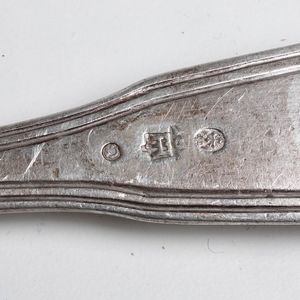 Servizio di posate da dolce in argento. Argenteria veneta del XX secolo, argentiere Zaramella, Padova  - Asta Argenti - Associazione Nazionale - Case d'Asta italiane